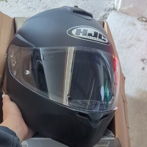 Brand New HJC Black Motorcycle Helmet Size L